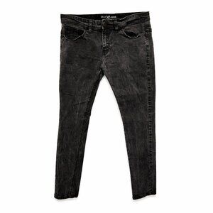 XRAY Jeans Mens 34x32 Black Straight Leg Denim Mid Rise 5 Pocket Streetwear